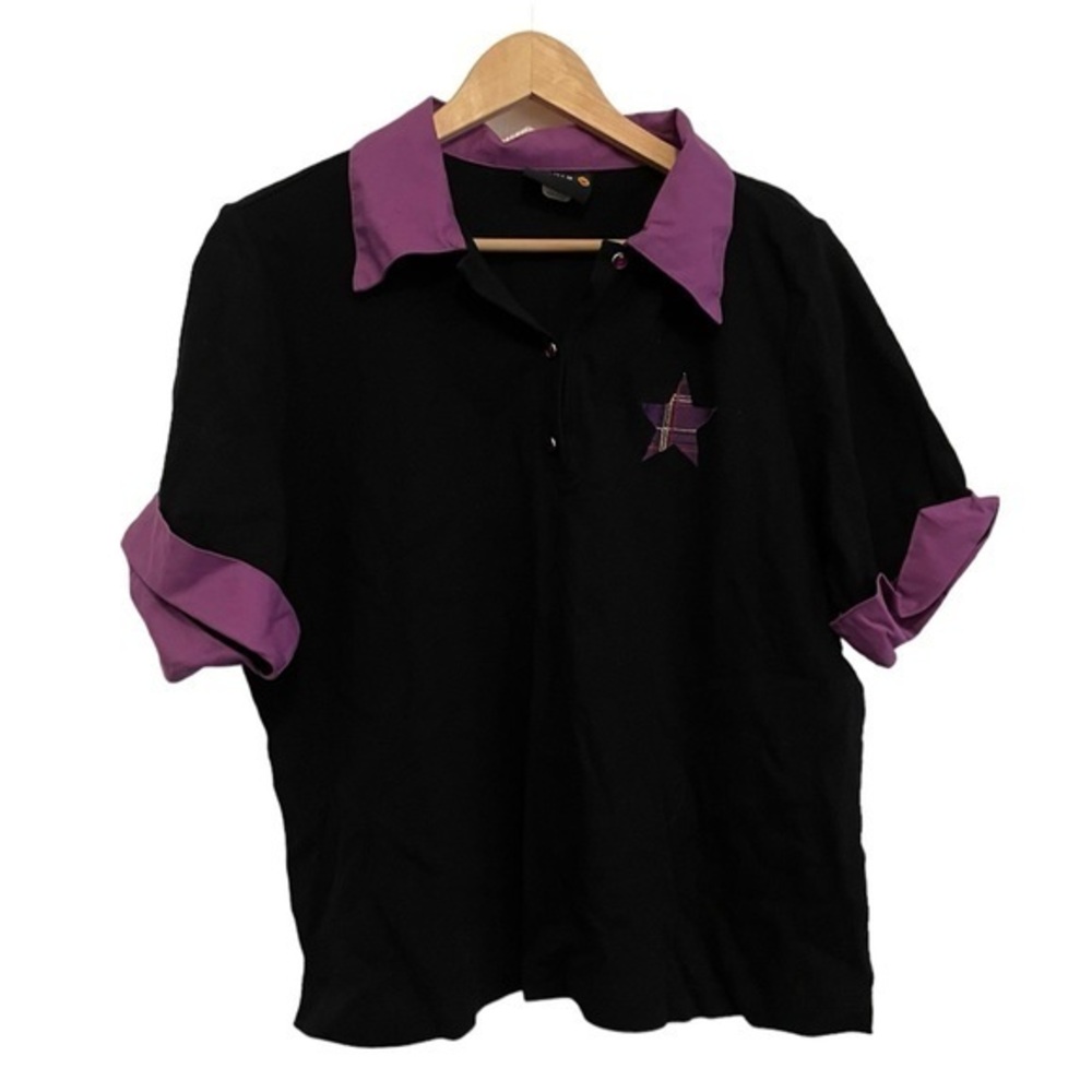 TORRID l vintage shirt collared top 2